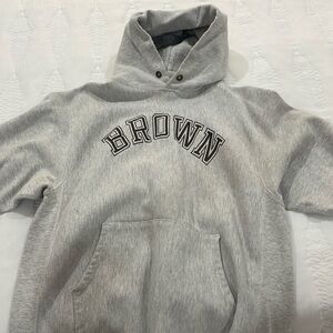 Grey champion hoodie